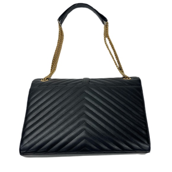 Saint Laurent Large Monogram Matelasse EnvelopeBag - Picture 6 of 7